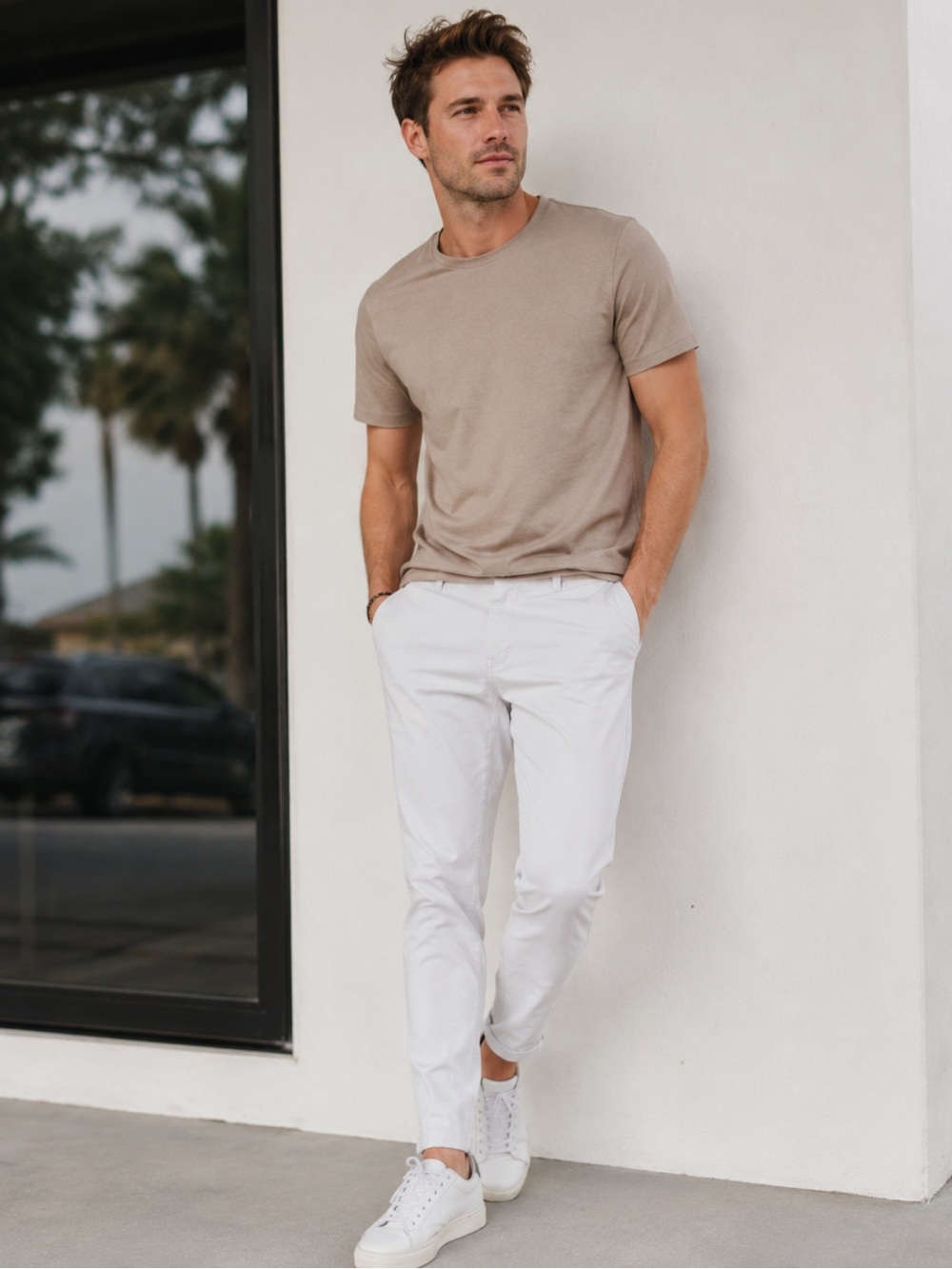 Lululemon Men’s White Commuter Pant 33 Golf Casual Stretch Chino